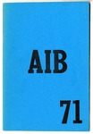 AIB Yearbook, 1971 by Art Institute of Boston