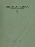 The Lesley School (1926-1927) by Lesley School