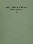The Lesley School (1927-1928) by Lesley School