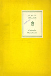 The Lesley College (1958-1959)