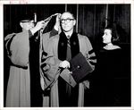 Hooding an Honorary Doctorate, ca. 1950s