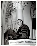 Commencement Speaker, Commencement ca. 1950s by Paul Allard