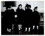 Graduates Getting Ready, Commencement ca. 1950s by Paul Allard