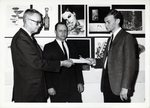 Student Receives an Award from William Willis and Harry Hablitz, ca. 1960s by School of Practical Art