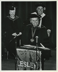 President McKenna at Threshold Commencement, 1987 by Lesley College