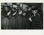 President McKenna at Threshold Commencement, 1987 by Lesley College