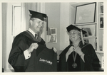 President McKenna at Threshold Commencement, 1987 by Lesley College