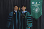 Honoree Paul Reville and President Joe Moore at Lesley Commencement, 2013 by Lesley College