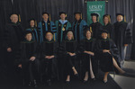 Members of the Lesley Board of Trustees with honorees Liz Walker and Paul Reville at Lesley Commencement, 2013 by Lesley College