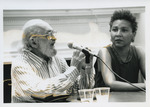 Paulo Freire and Bell Hooks at Lesley College Literacy Institute, 1991 by Lesley College