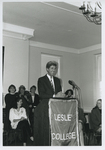 Senator John Kerry speaking at Lesley College, 1996 by Lesley College