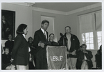 Senator John Kerry speaking at Lesley College, 1996 by Lesley College