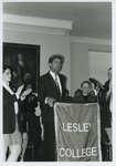Senator John Kerry speaking at Lesley College, 1996 by Lesley College