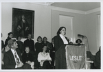 Senator John Kerry visiting Lesley College, 1996 by Lesley College