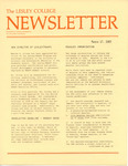 The Lesley College Newsletter (March 17, 1983) by Lesley College