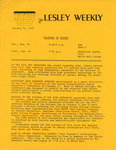 Lesley Weekly (January 21, 1973) by Lesley College