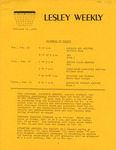 Lesley Weekly (February 11, 1973) by Lesley College