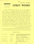 Lesley Weekly (November 16, 1973) by Lesley College