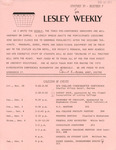 Lesley Weekly (November 30, 1973) by Lesley College