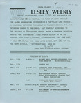 Lesley Weekly (March 29, 1974) by Lesley College