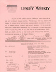 Lesley Weekly (June 26, 1974) by Lesley College