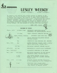 Lesley Weekly (October 2, 1974) by Lesley College