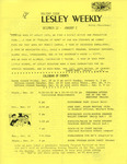 Lesley Weekly (December 12, 1974) by Lesley College