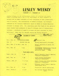 Lesley Weekly (February 13, 1975) by Lesley College