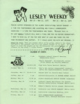 Lesley Weekly (May 15, 1975) by Lesley College