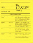 The Lesley Weekly (November 2, 1978) by Lesley College