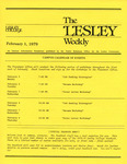 The Lesley Weekly (February 1, 1979) by Lesley College