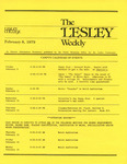 The Lesley Weekly (February 8, 1979) by Lesley College