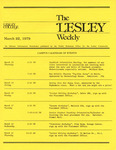 The Lesley Weekly (March 22, 1979) by Lesley College