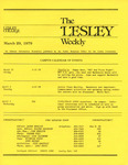 The Lesley Weekly (March 29, 1979) by Lesley College