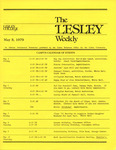 The Lesley Weekly (May 3, 1979) by Lesley College