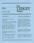 The Lesley Weekly (October 4, 1979) by Lesley College