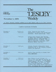 The Lesley Weekly (November 1, 1979) by Lesley College