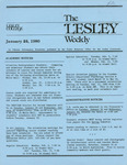 The Lesley Weekly (January 24, 1980) by Lesley College