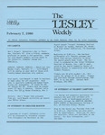 The Lesley Weekly (February 2, 1980) by Lesley College