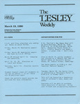 The Lesley Weekly (March 13, 1980) by Lesley College