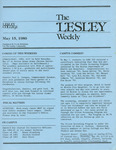 The Lesley Weekly (May 15, 1980) by Lesley College