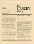 The Lesley Weekly (October 2, 1980) by Lesley College