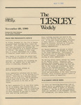 The Lesley Weekly (November 20, 1980) by Lesley College