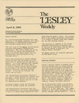 The Lesley Weekly (April 2, 1981) by Lesley College