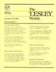 The Lesley Weekly (October 15, 1981) by Lesley College