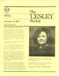 The Lesley Weekly (December 3, 1981) by Lesley College