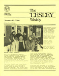 The Lesley Weekly (January 21, 1982) by Lesley College