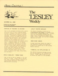 The Lesley Weekly (December 16, 1982) by Lesley College