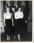 Five people posing for a group portrait by School of Practical Art
