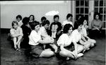 Students Gathered on the Floor, Student Life ca. 1950s